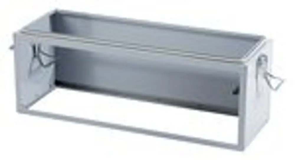 Umlenkung und Verlängerung für Luftverteiler/-sammler von Vaillant, aus Metall, rechteckige Form mit seitlichen Griffen.